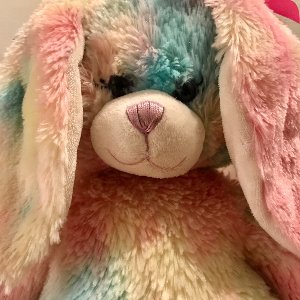 Build-A-Bear Plush Multicolor Rabbit 18” - Picture 1 of 5